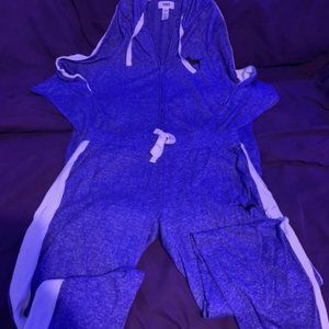 Victoria’s Secret pink blue tracksuit.